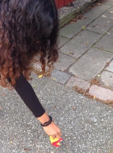 Sara F i8D, Oxievångsskolan, plockar #ettskräpomdagen
